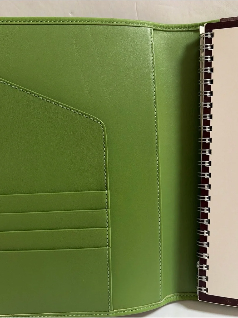 Share Coach Leather Agenda Planner Organizer Green 6